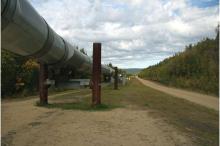Picture of natural gas pipline